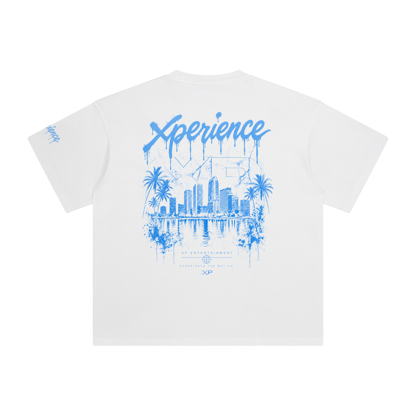 White & Blue Xperience Shirt