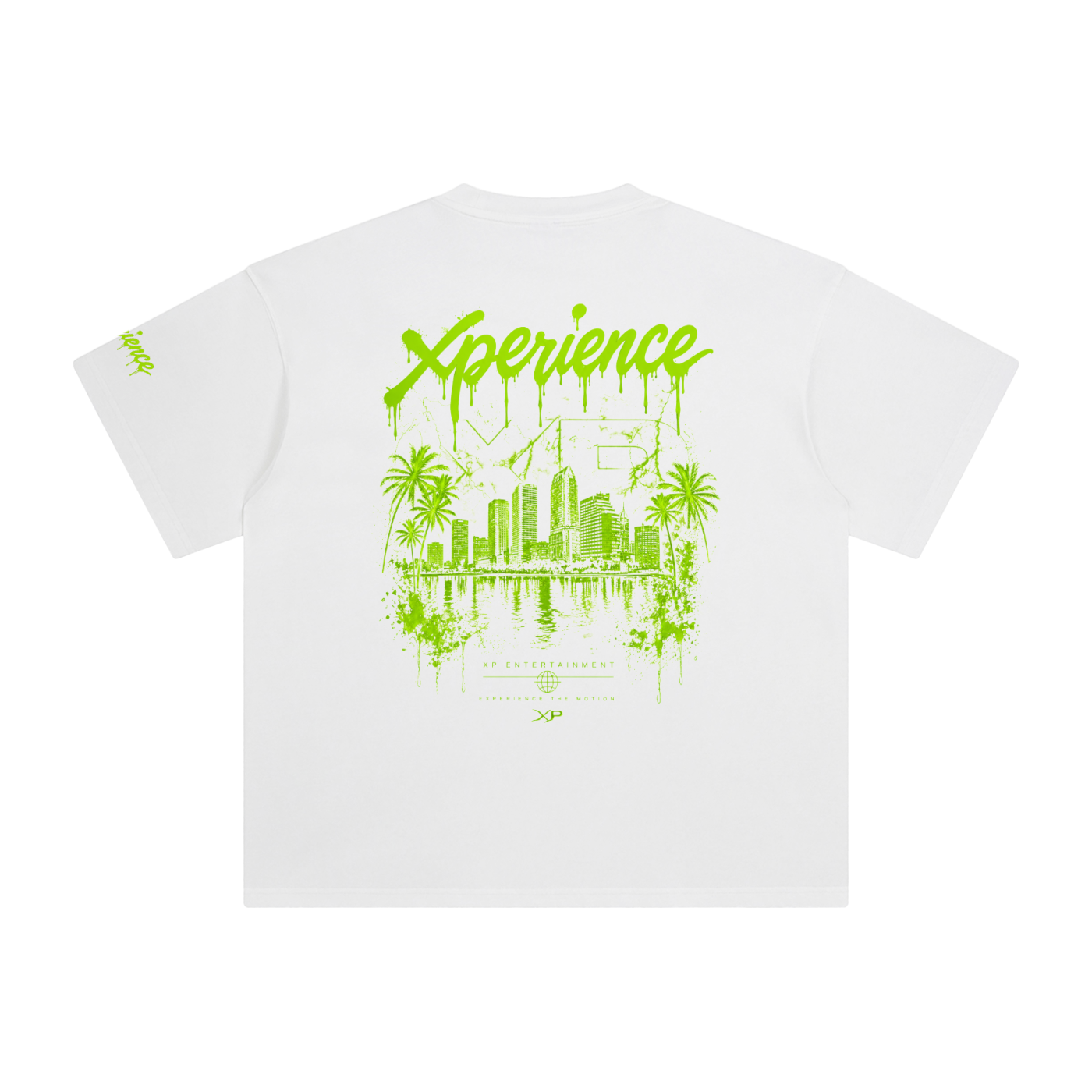 White & Green Xperience Shirt
